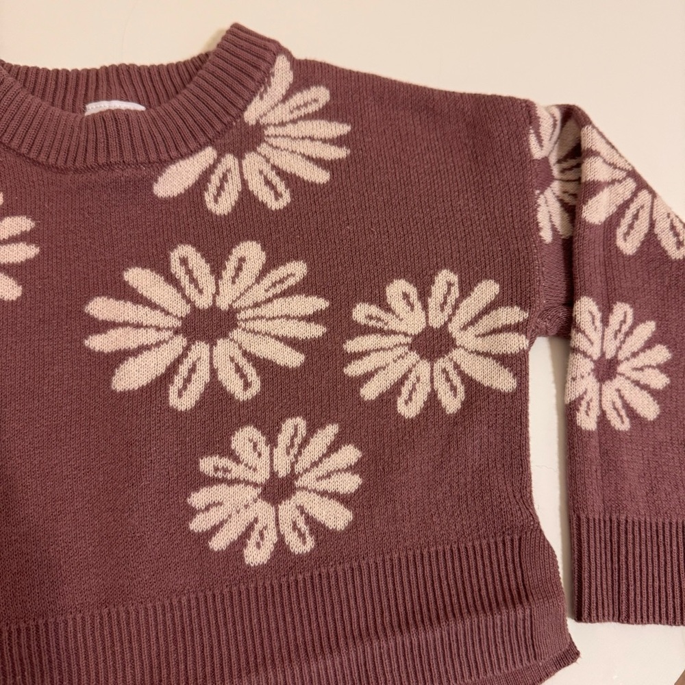 Modern Moments toddler girl floral sweater
